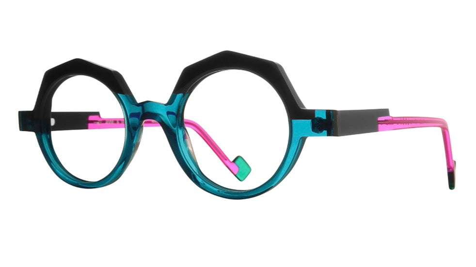 Anne Et Valentin Lock - 22C27 Ocean Blue | Eyeglasses | Black Optical