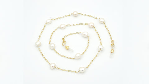 LOLITA CHAIN-Gold / Freshwater Pearls