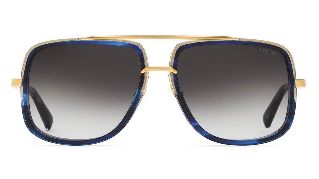 Dita Mach One - Yellow Gold | Eyeglasses | Black Optical