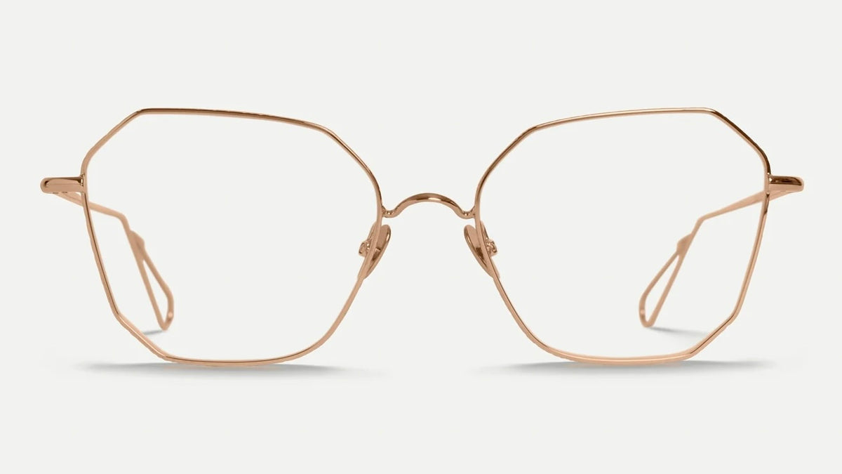 Ahlem Marceline - Peony Gold | Eyeglasses | Black Optical