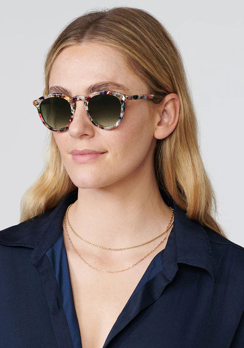 Krewe Collins Capri Sunglasses Black Optical