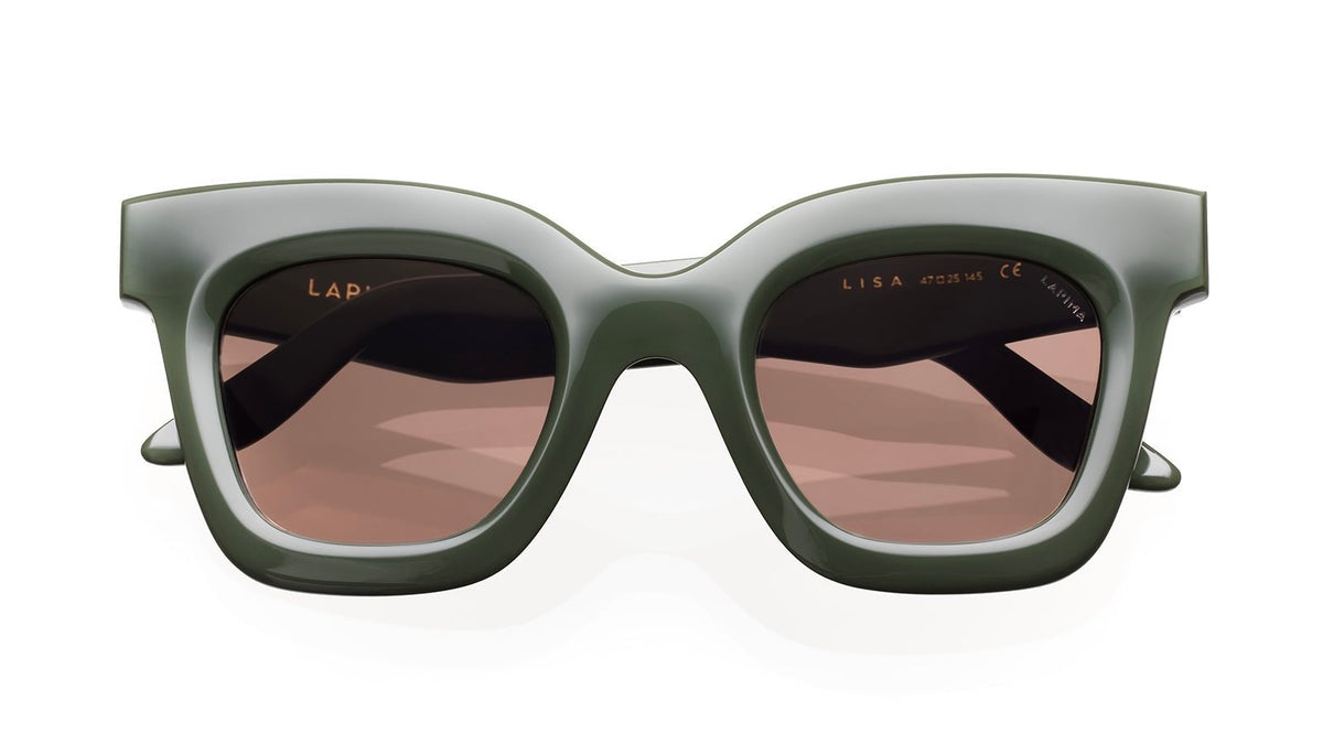 Lisa！ Lapima Lisa - Militar Solid | Sunglasses | Black Optical