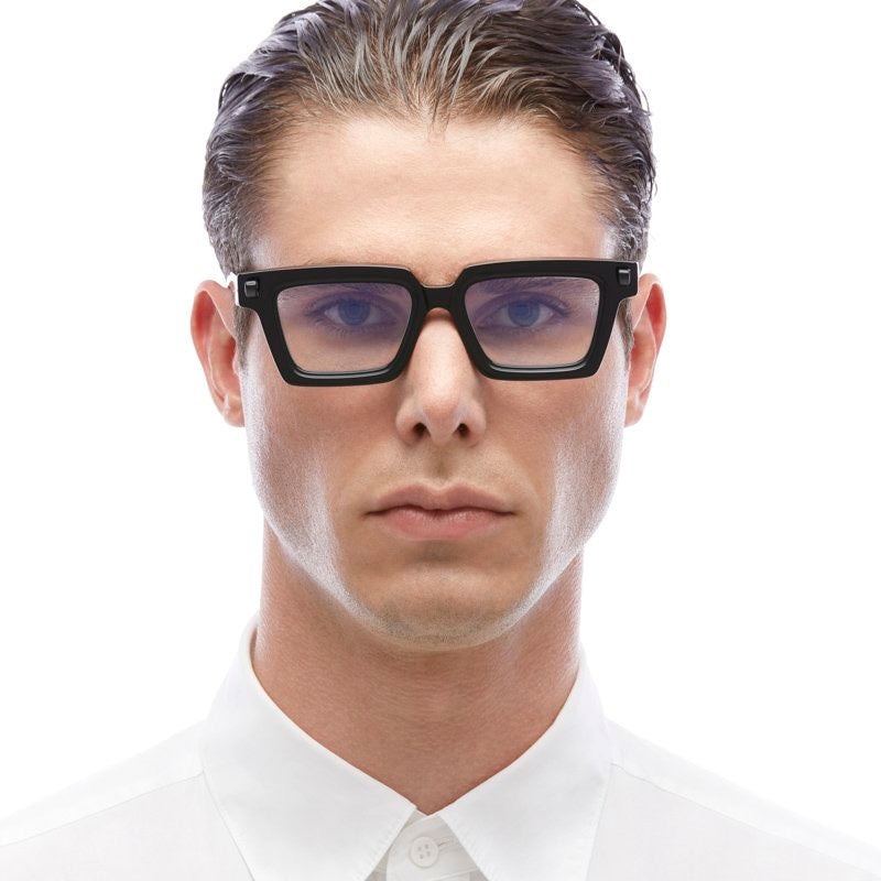 Kuboraum Q2 Black Shine Eyeglasses Black Optical