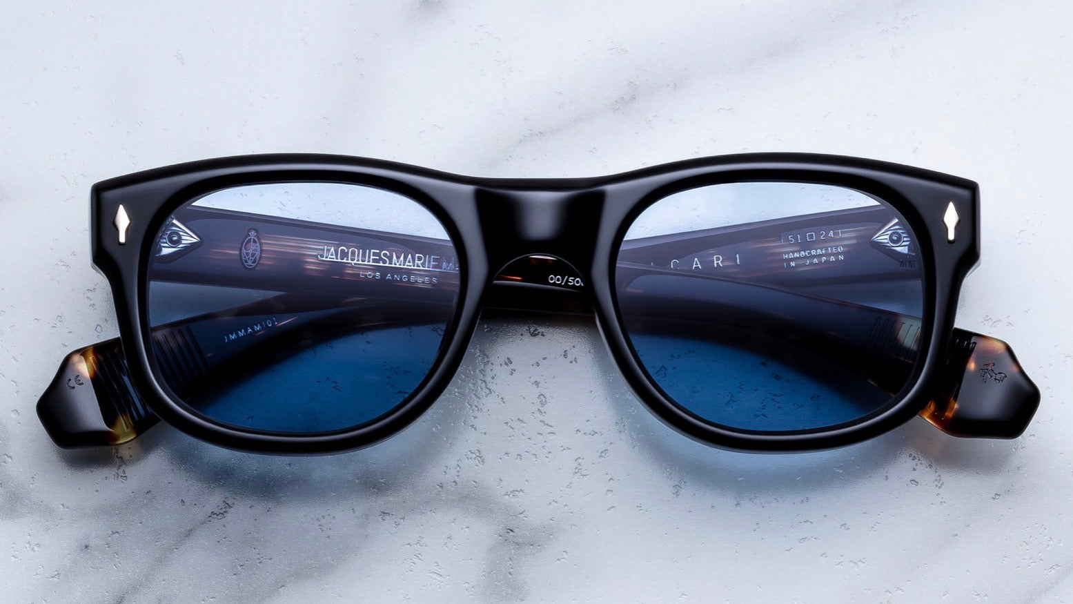 AMILCAR-Noir / Cerulean / Silver