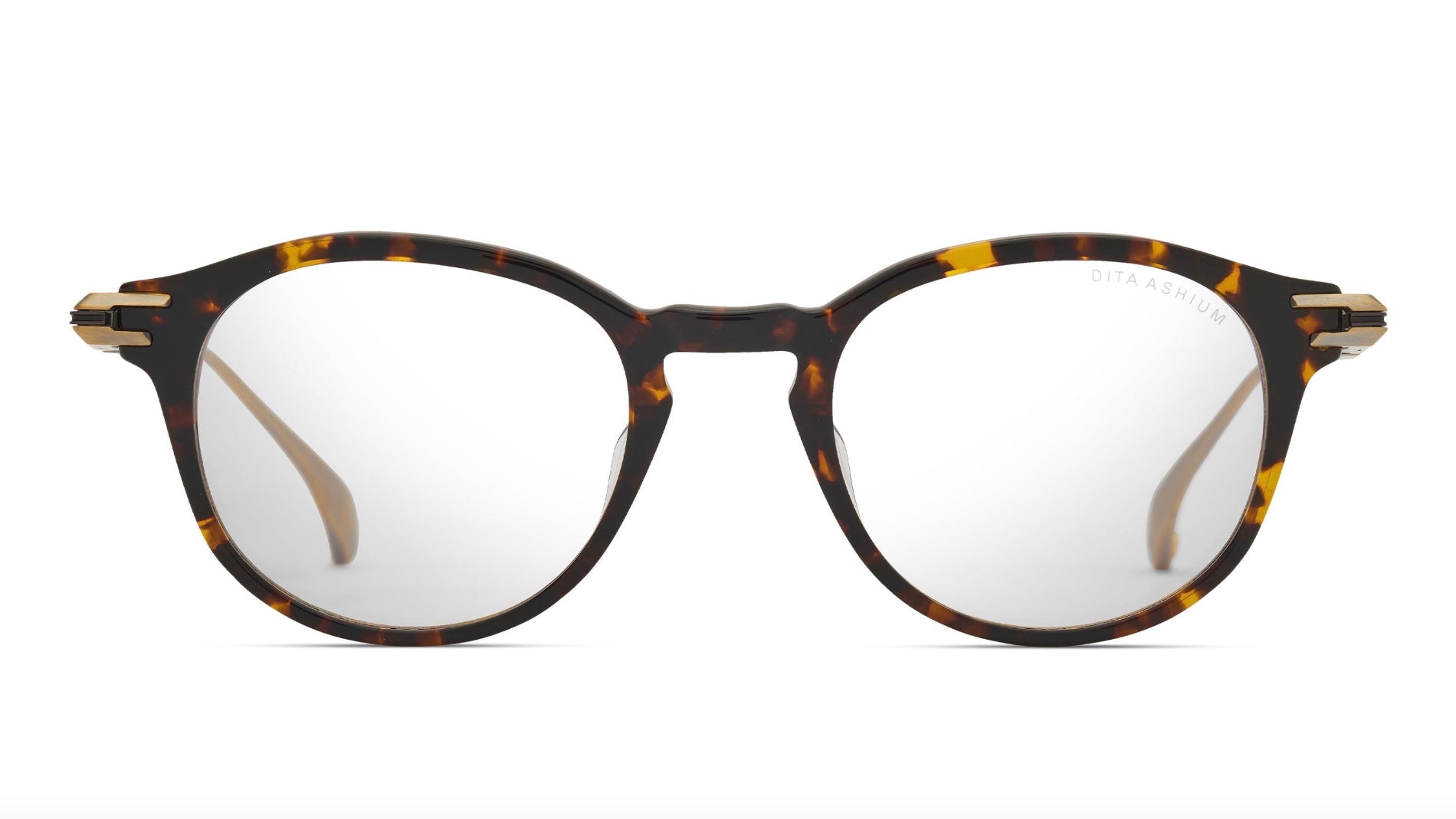 ASHIUM-Tortoise / Antique White Gold / Black Iron