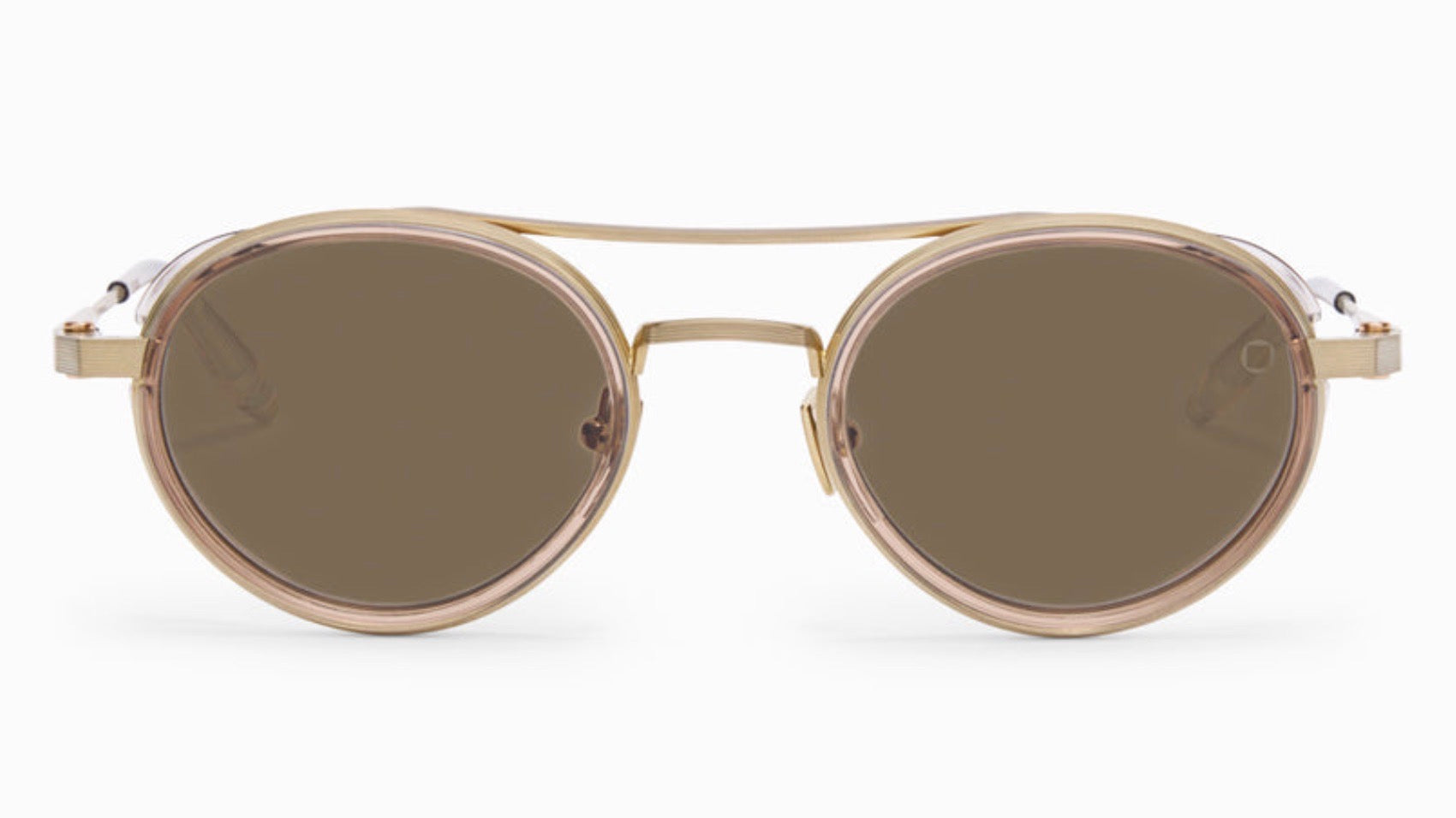 ASTRIA-Brushed Platinum Gold / Crystal Sand / Dark Brown