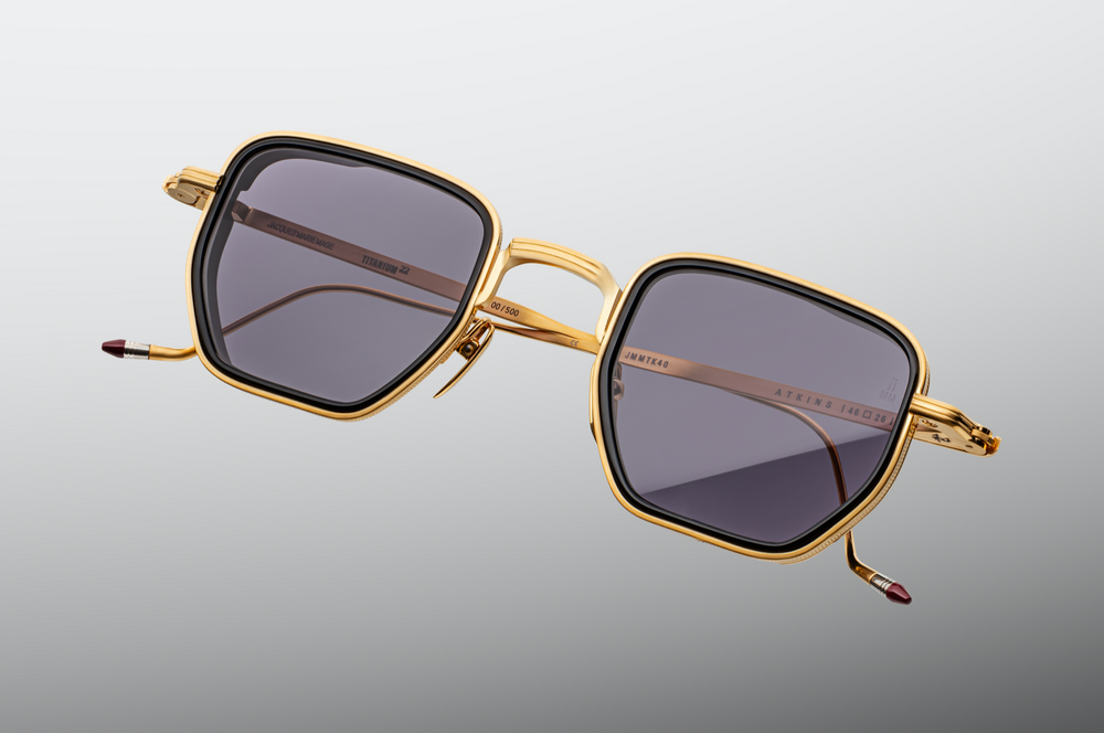 Jacques Marie Mage Atkins - Gold | Eyeglasses | Black Optical
