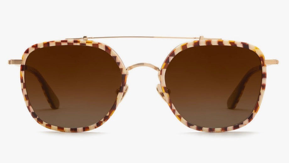 AUSTIN-18K Titanium / Caffe Dolce Polarized