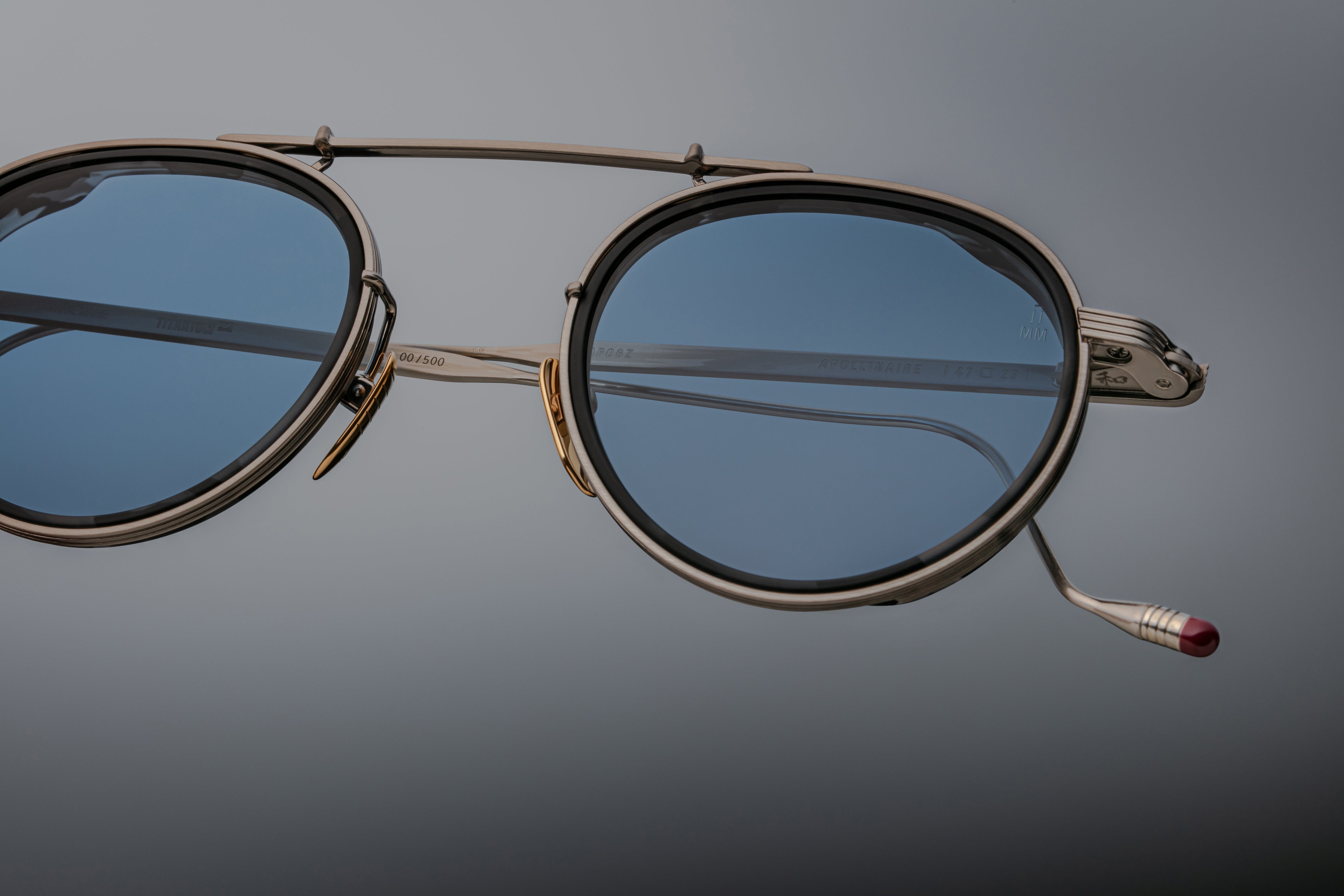 Jacques Marie Mage Apollinaire 2 - SUN Lunar | Sunglasses | Black 