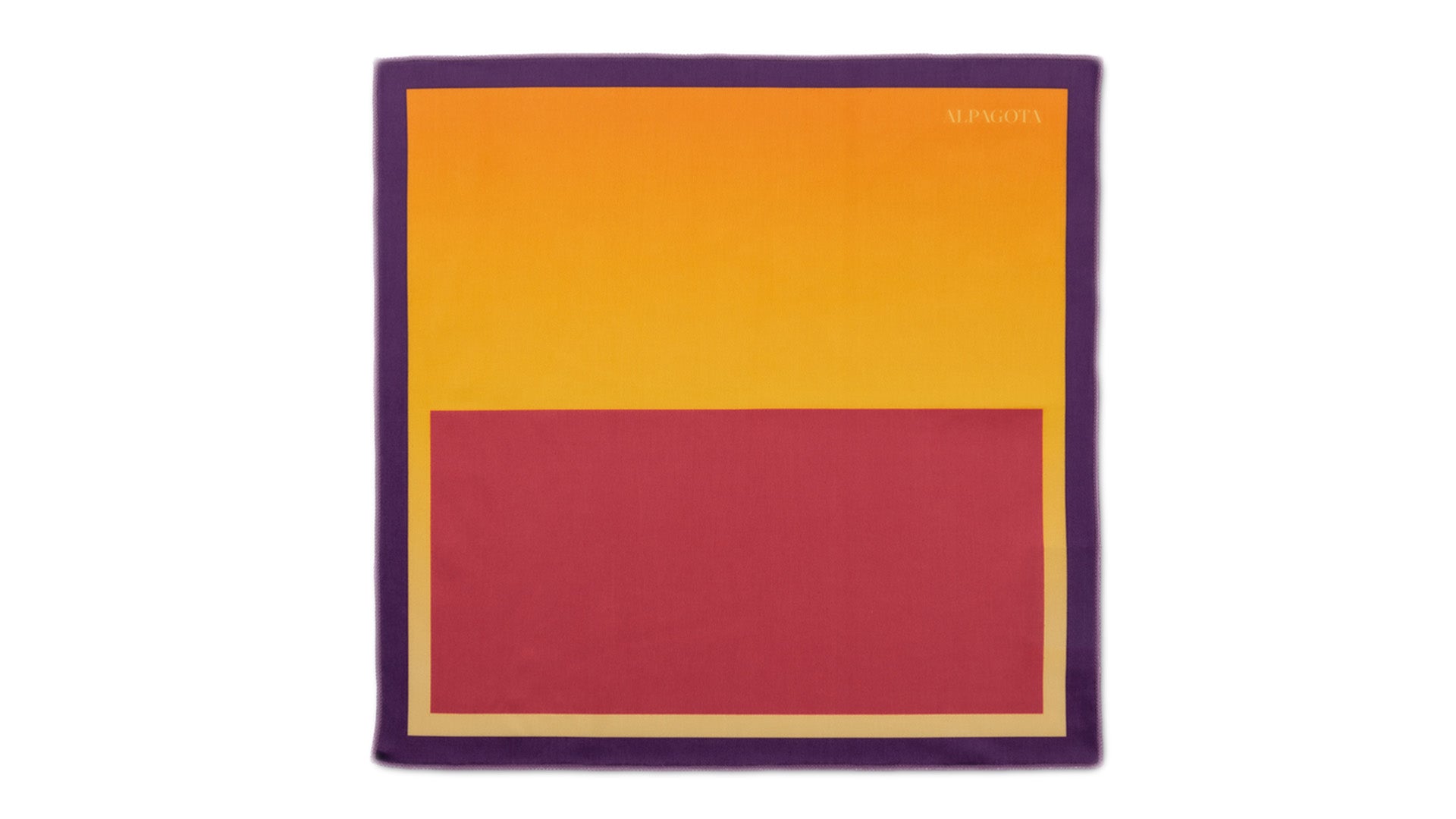 CARRÉ CLEANING CLOTH-I Apricot / Red / Indigo