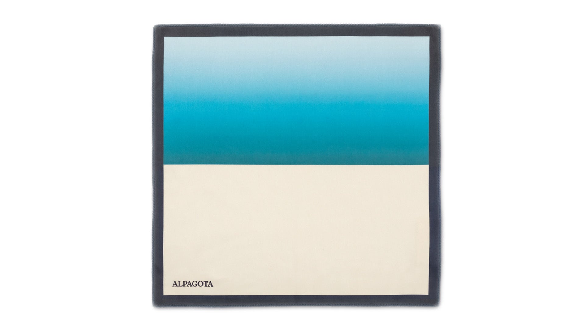 CARRÉ CLEANING CLOTH-II Water Blue / Cream / Anthracite