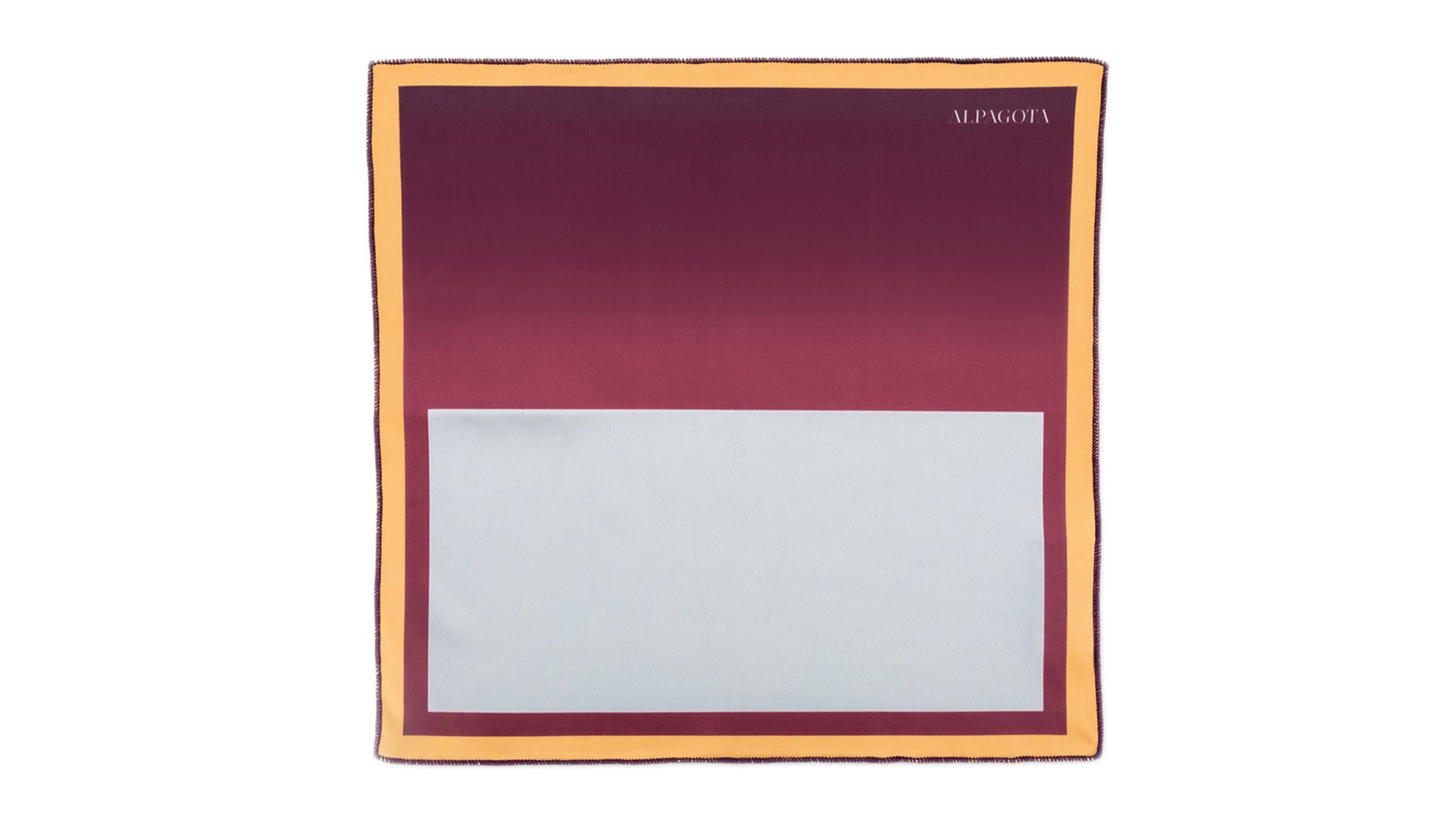 CARRÉ CLEANING CLOTH-III Burgundy / Light Blue / Orange