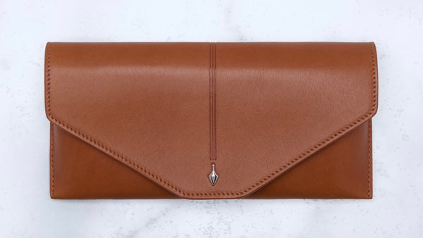 Jacques Marie Mage Circa Envelope Case - Camel | Eyeglasses