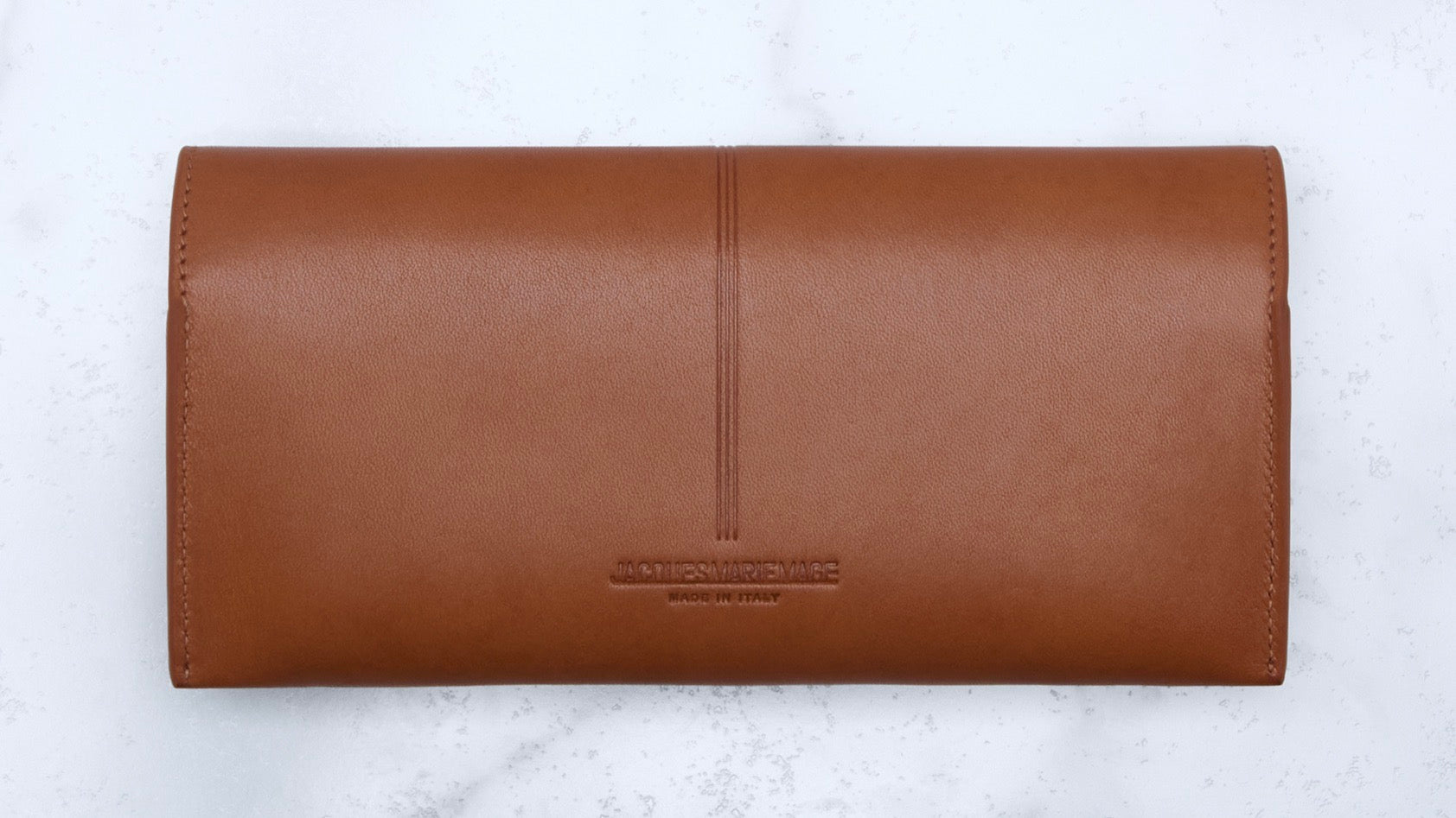 Jacques Marie Mage Circa Envelope Case - Camel | Eyeglasses
