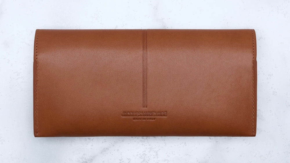 Jacques Marie Mage Circa Envelope Case - Camel | Eyeglasses