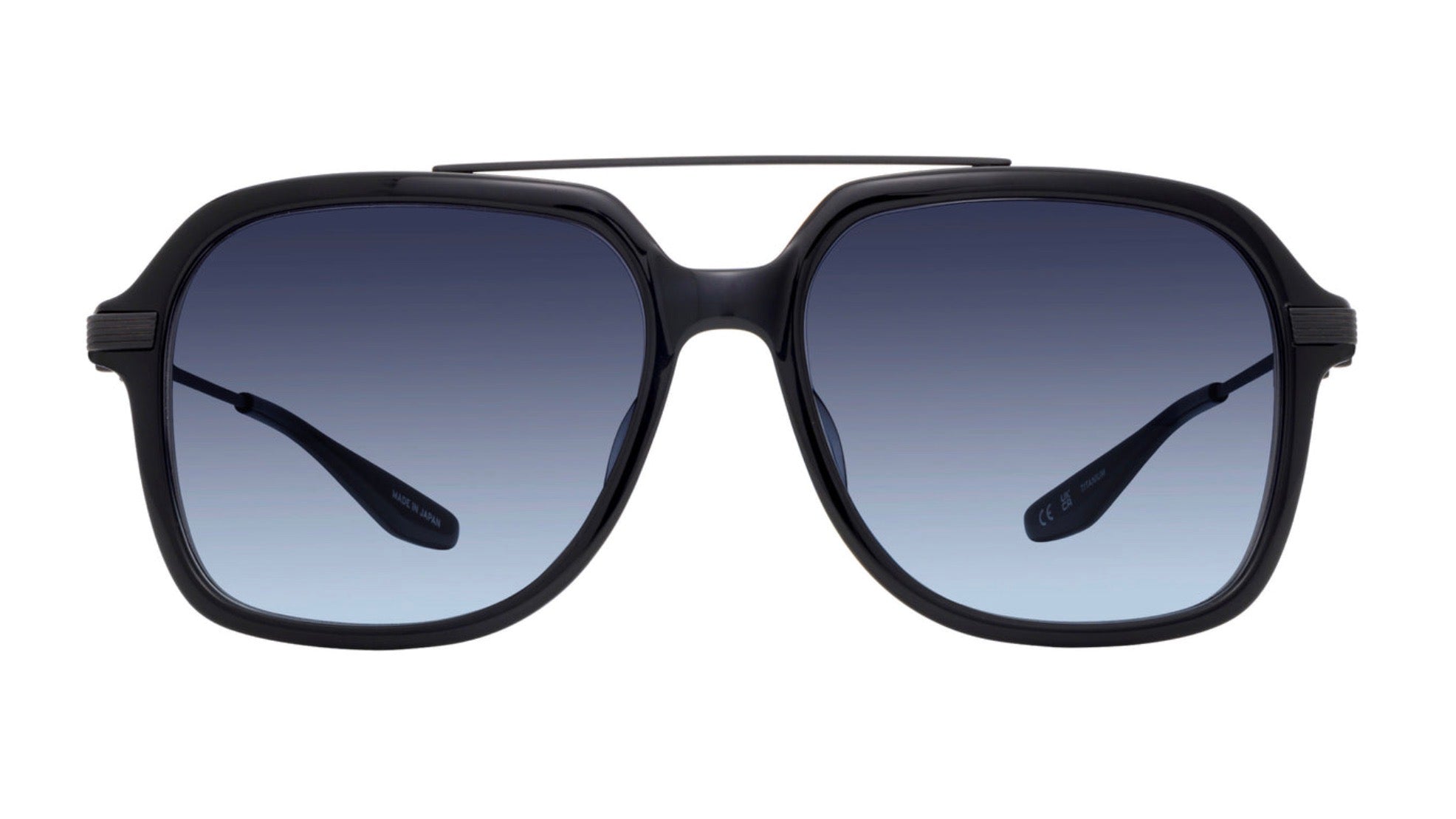 D. ELLIS-Black / Black Satin / Steel Blue