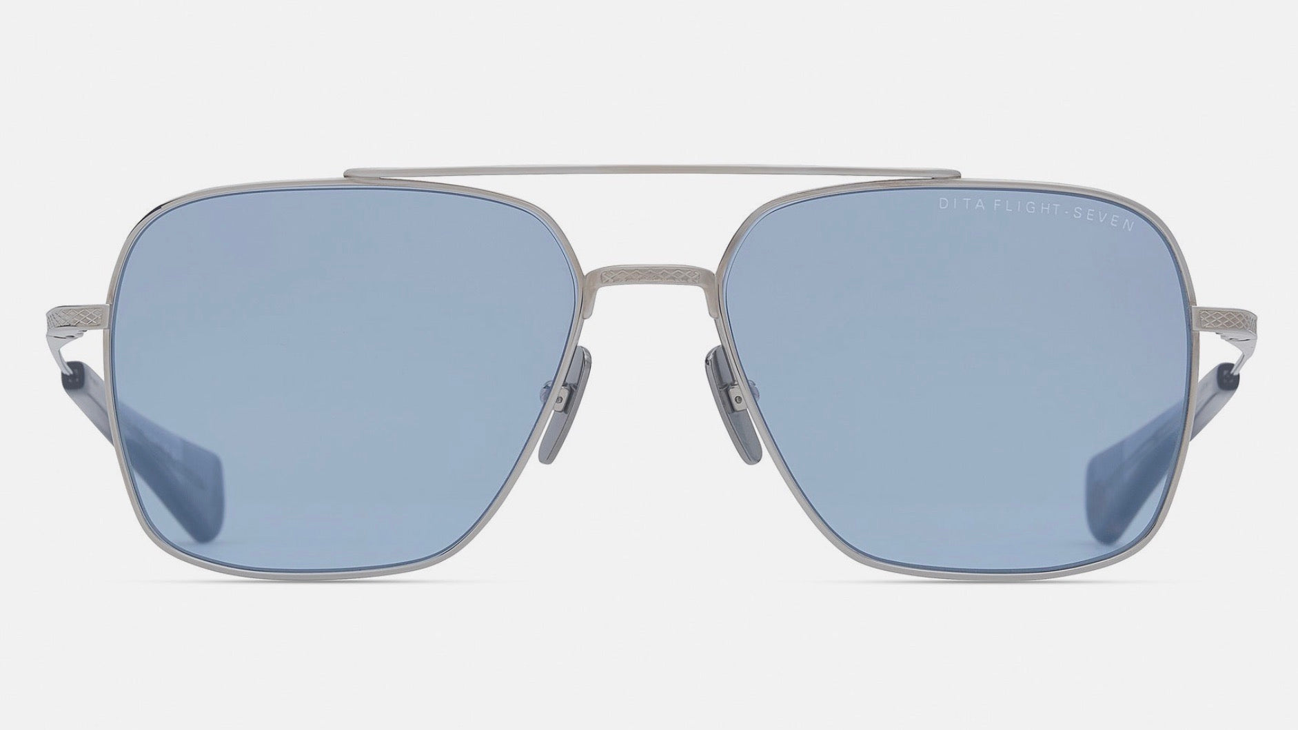 FLIGHT SEVEN-Silver / Light Blue