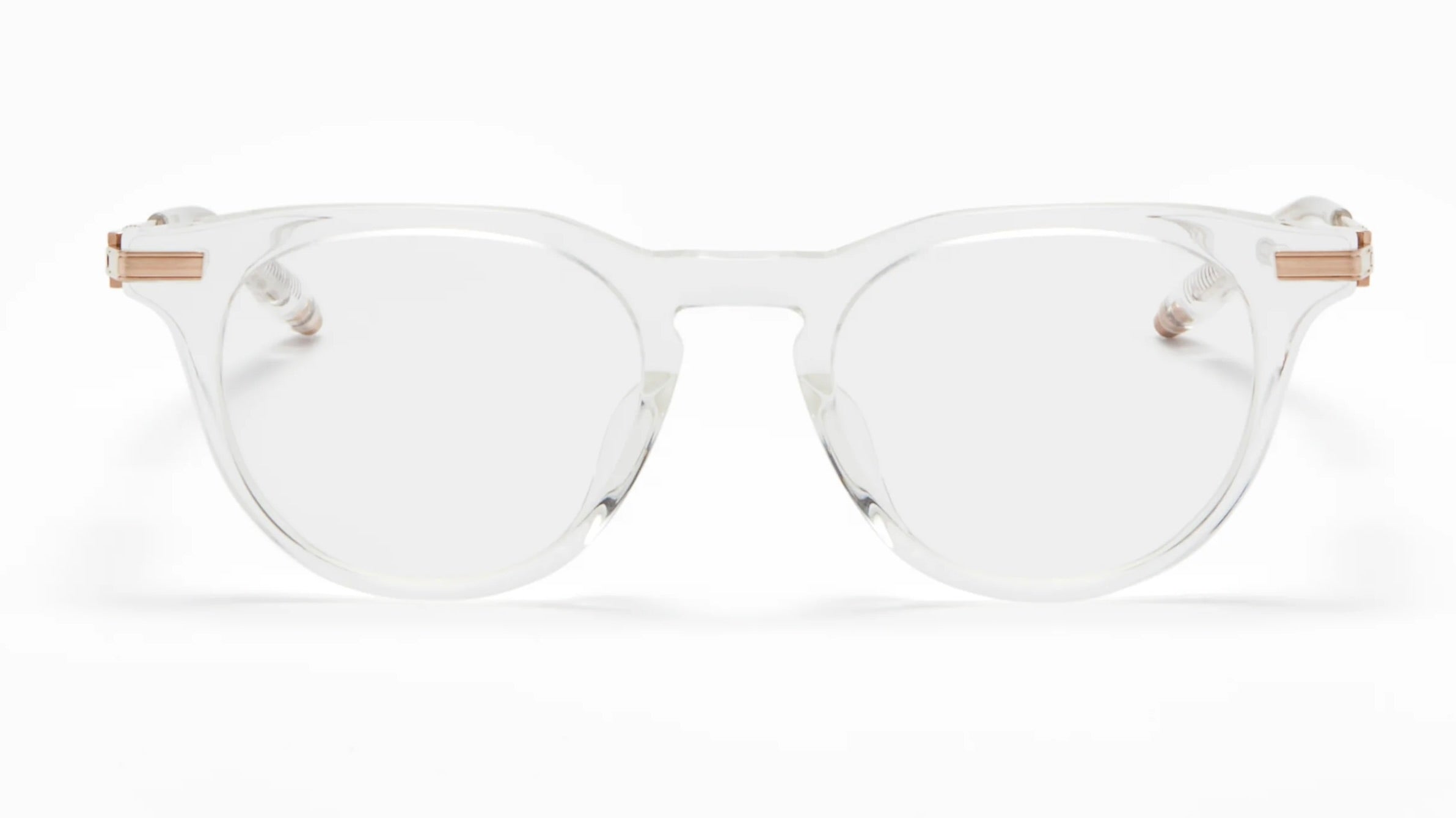 GEMINI RX-Crystal Clear / Brushed White Gold