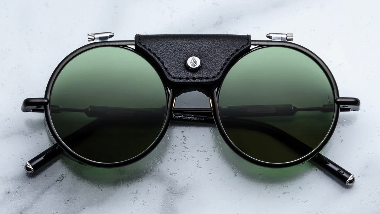 GLACIER-Black / Vintage Green / Silver