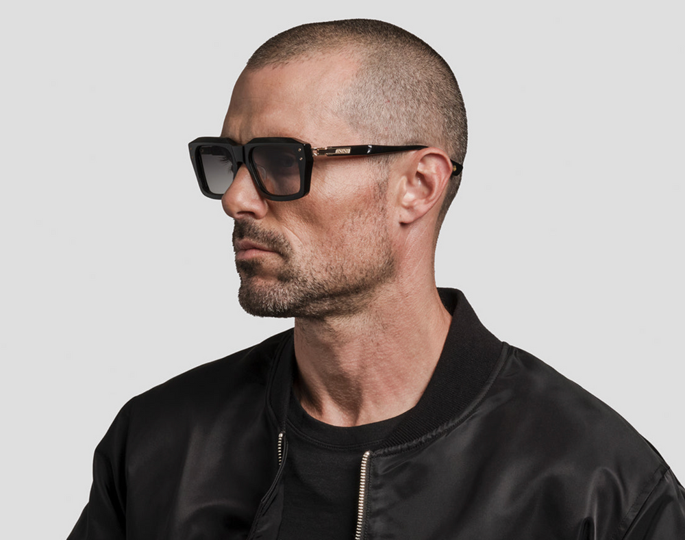 GRANDMASTER NINE-Black / White Gold / Dark Grey / Clear Gradient