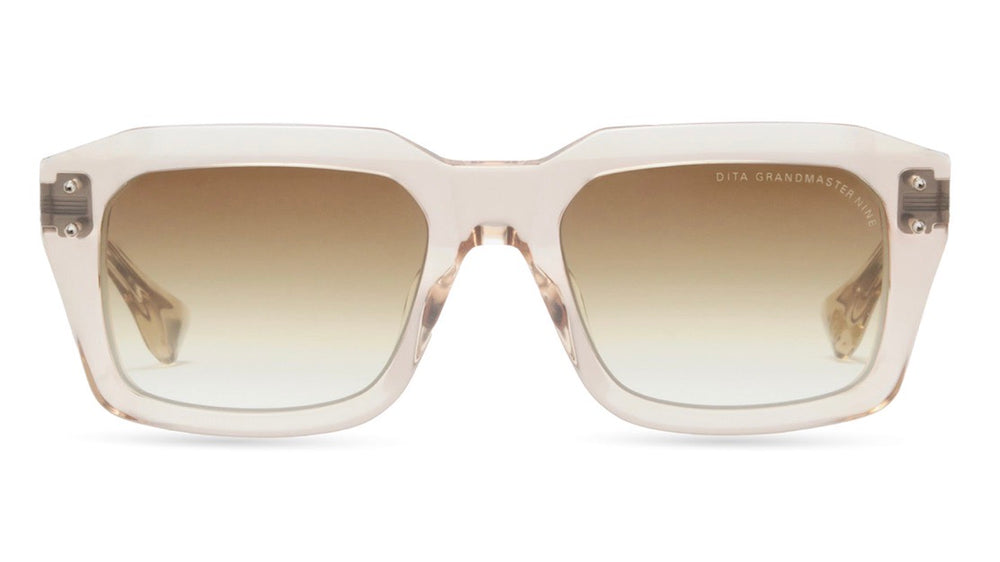 GRANDMASTER NINE-Khaki Crystal / Antique Silver / Brown / Clear Gradient