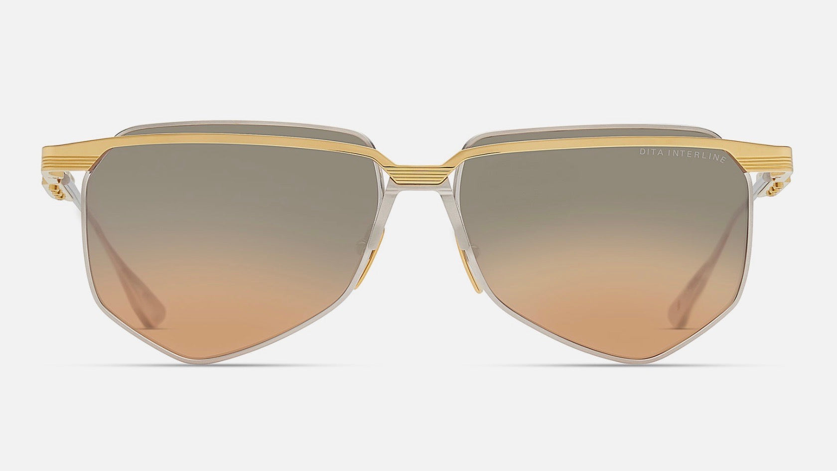 INTERLINE-Yellow Gold / Antique Silver / Dark Apricot