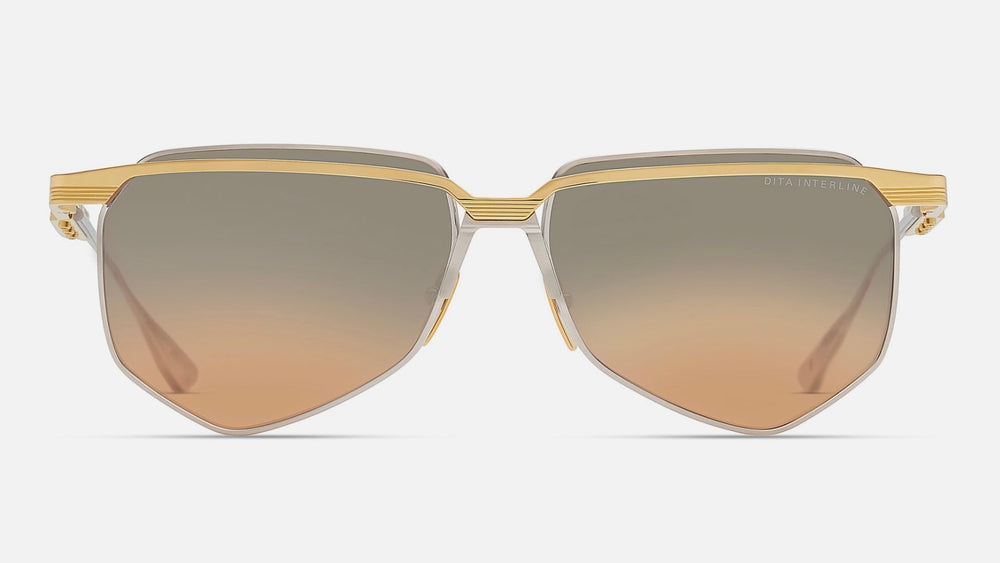 INTERLINE-Yellow Gold / Antique Silver / Dark Apricot