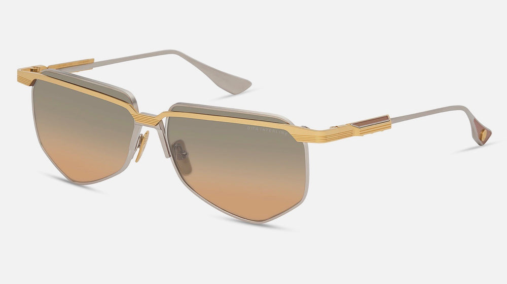 INTERLINE-Yellow Gold / Antique Silver / Dark Apricot