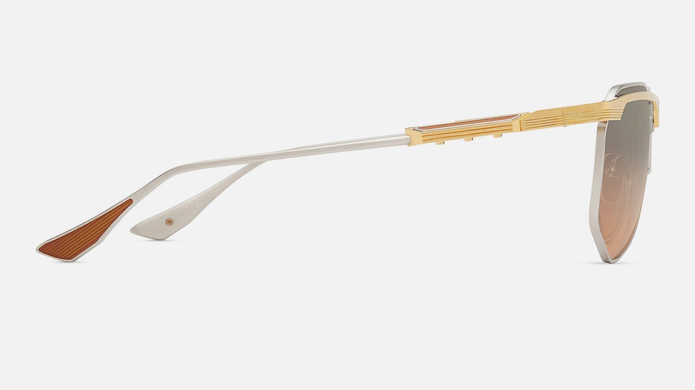 INTERLINE-Yellow Gold / Antique Silver / Dark Apricot