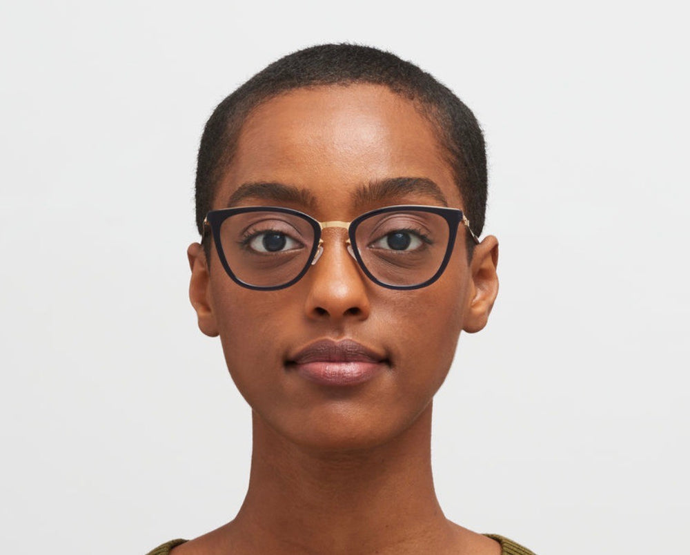 JADA-Glossy Gold / Milky Indigo