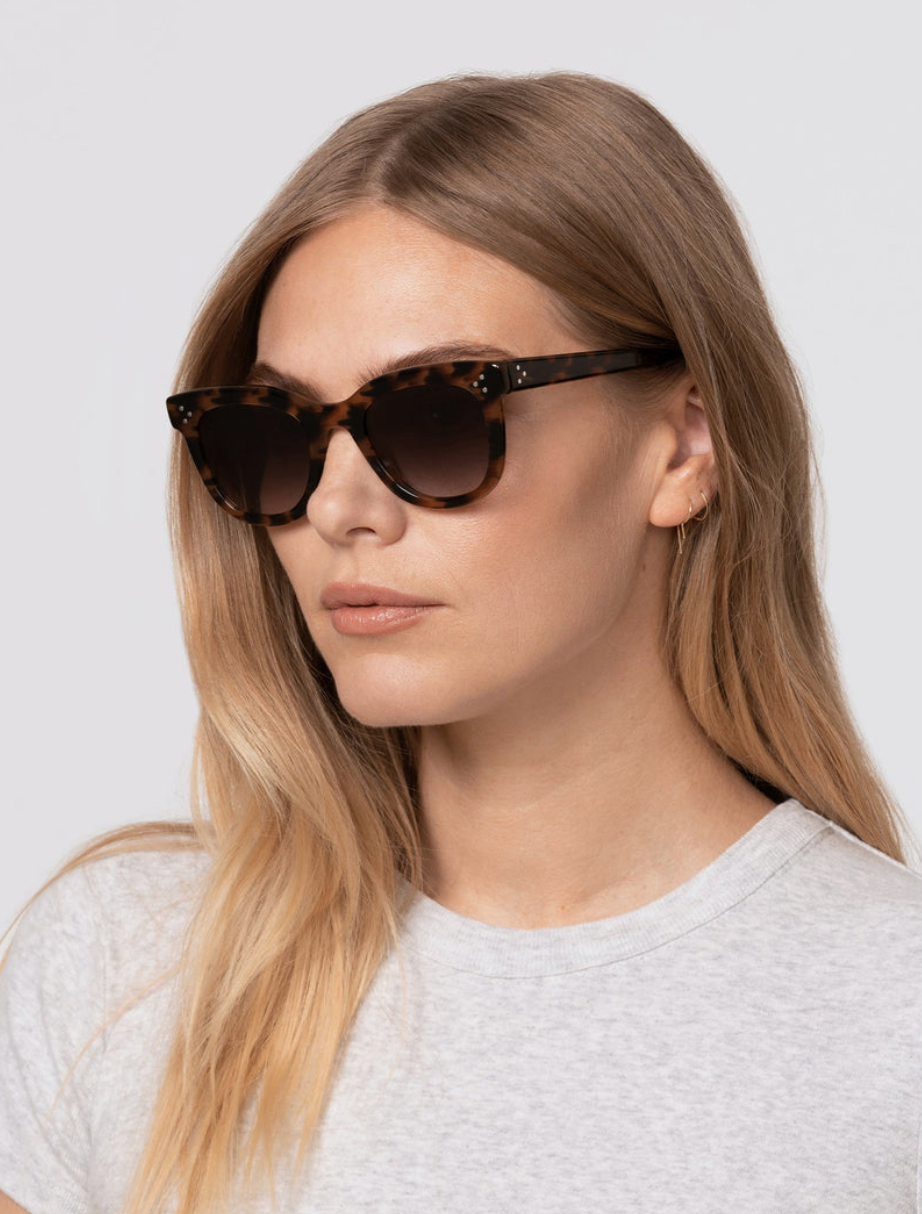 NEW KREWE women\'s jena sunglasses in lilac wine Krewe Jena Sunglasses in Black | Lyst main image 3