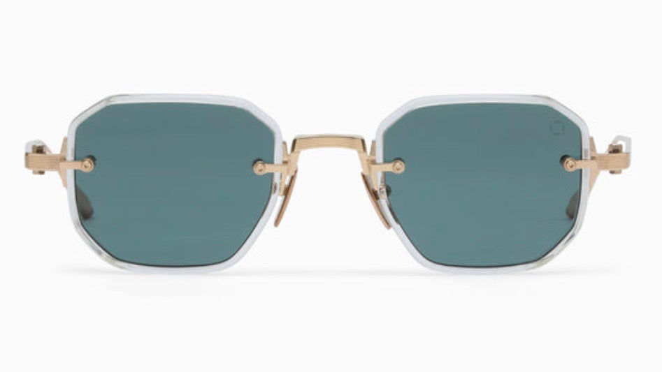 JUNO TWO-Crystal Clear / 12K Gold / Deep Emerald Green