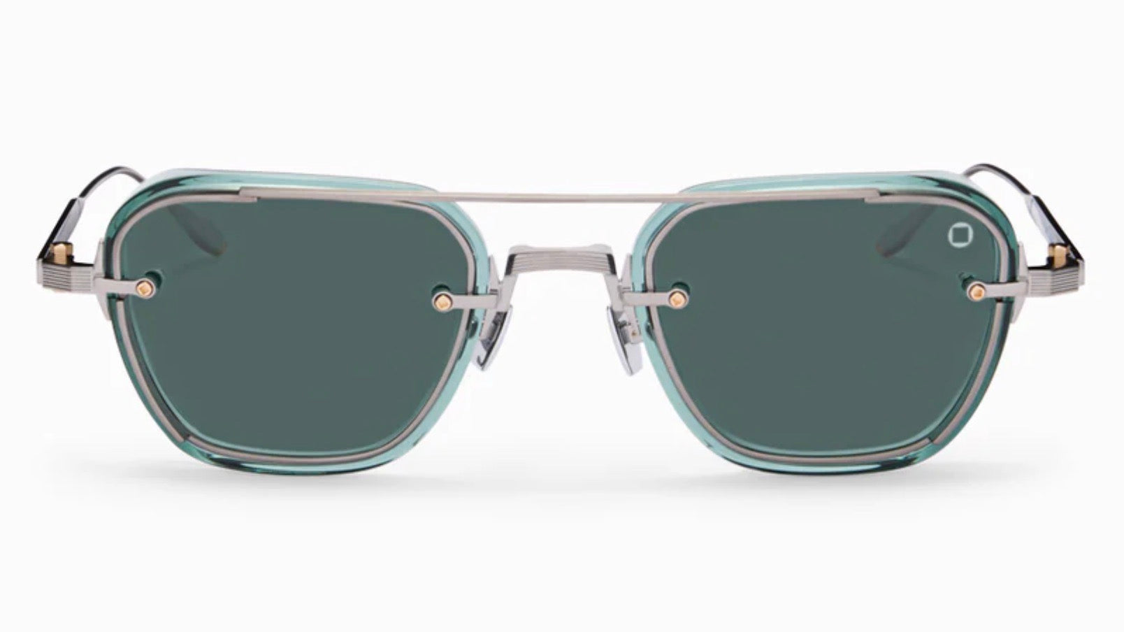 JURA-Brushed Black Palladium / 12K Gold / Deep Emerald Green