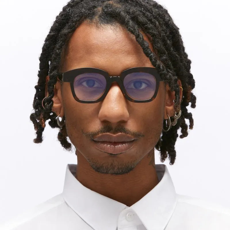 Kuboraum K40 - Tortoise | Eyeglasses | Black Optical