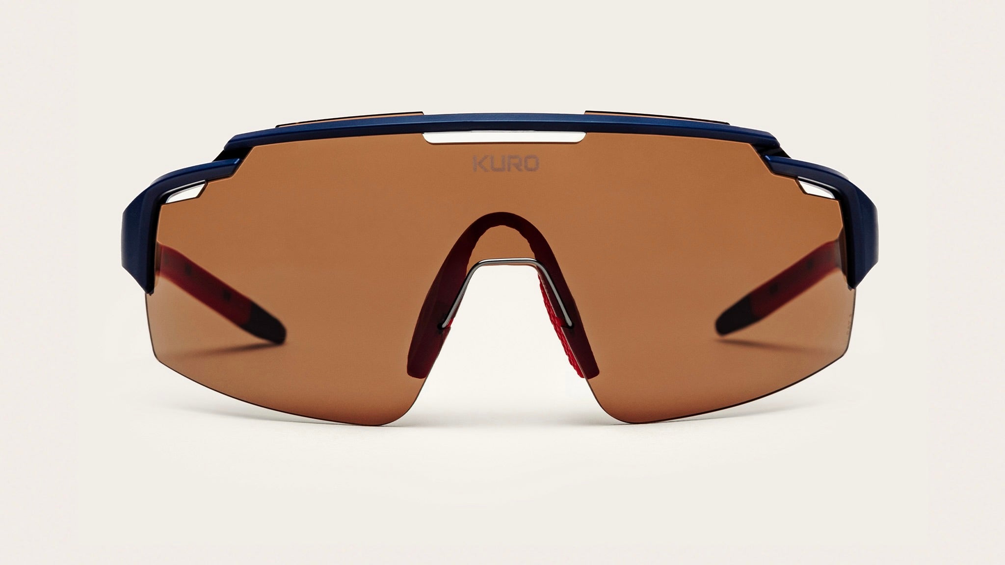 SAKER-Indigo / Red / High Contrast Brown