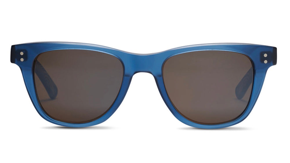 indigo goggles LOWELL-Matte Indigo / Natural Brown