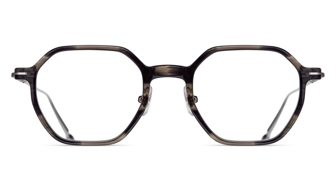 M2053-Black Stripe / Brushed Silver
