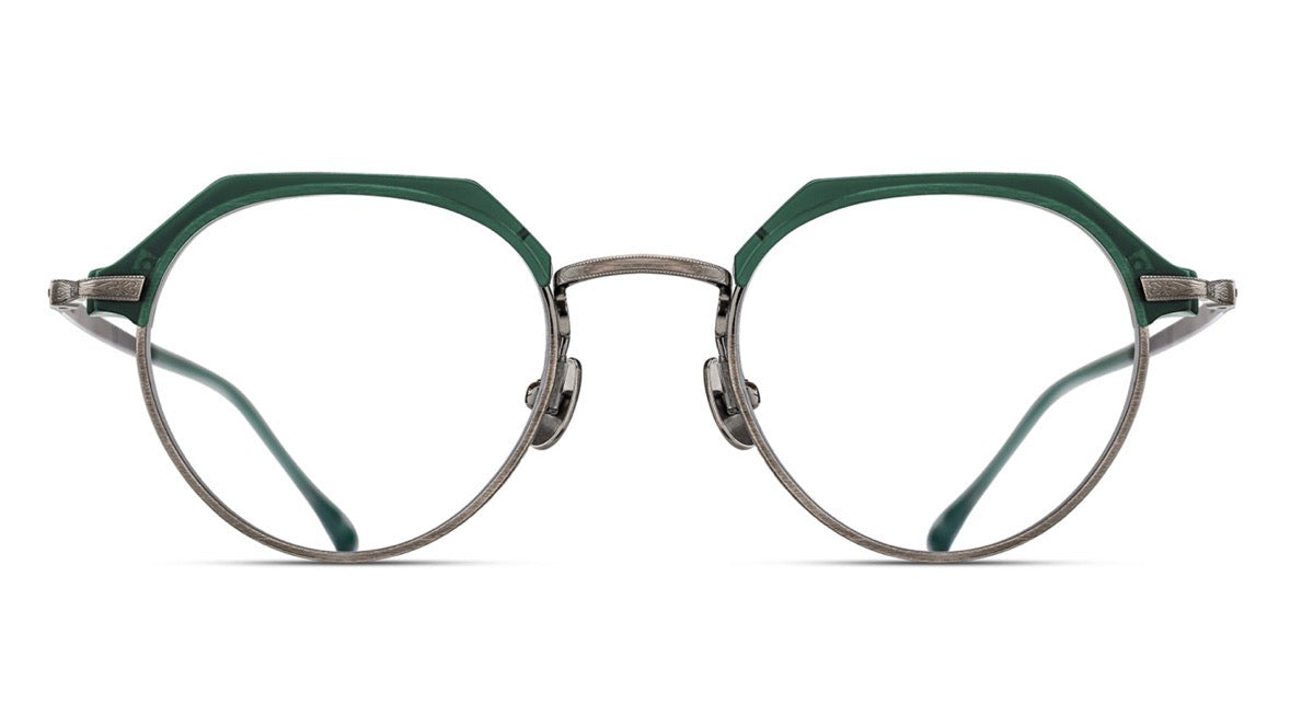 M2064-Matte Bottle Green / Antique Silver