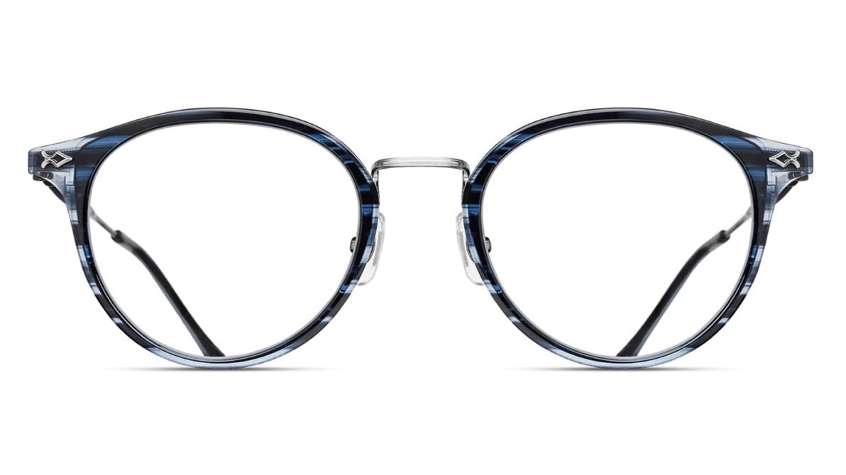 M3114-Brushed Silver / Blue Demi