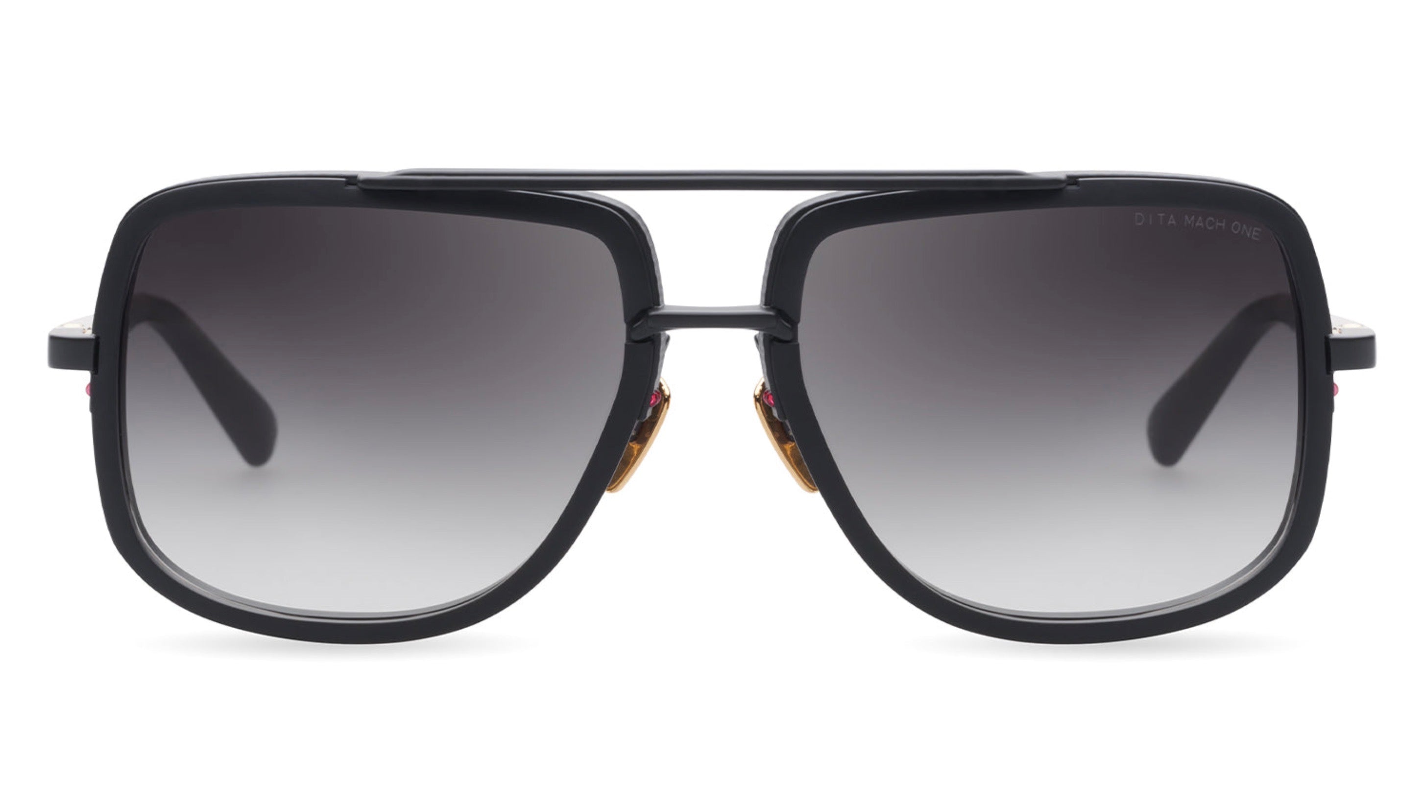 MACH ONE-Matte Black / 18K / Dark Grey to Clear