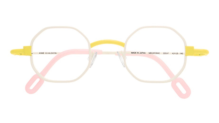 Anne Et Valentin Mecatonic - 22C47 White | Eyeglasses | Black Optical