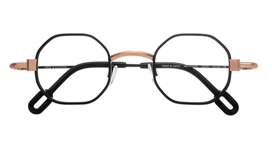 Anne Et Valentin Mecatonic - 22C53 Charcoal | Eyeglasses | Black Optical