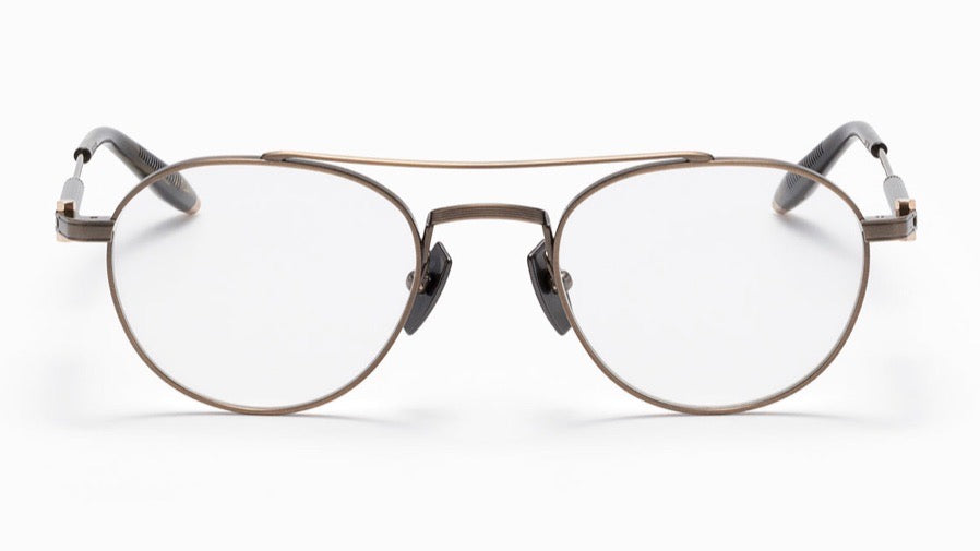 MERCURY RX - Antiqued White Gold / Dark Tortoise