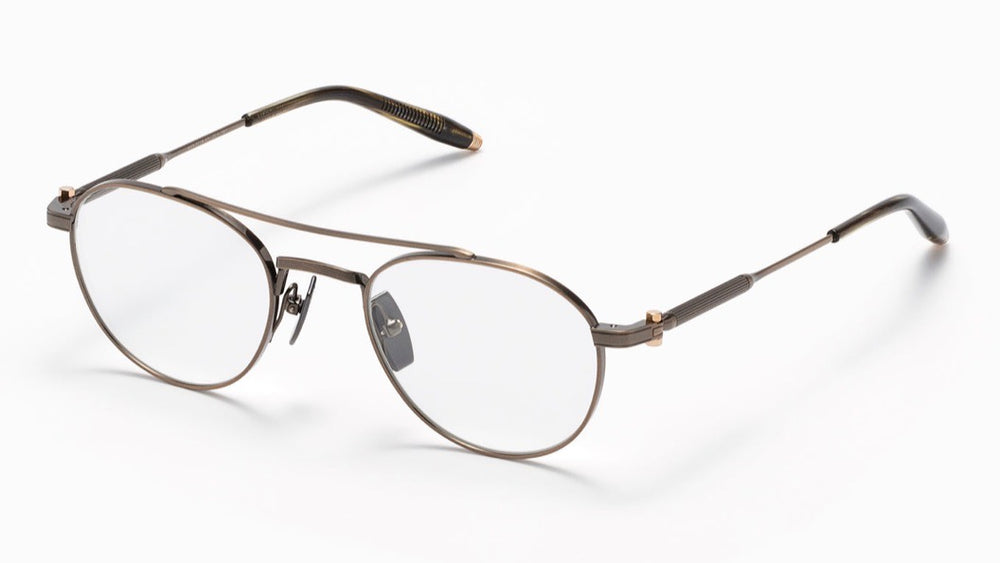 MERCURY RX - Antiqued White Gold / Dark Tortoise