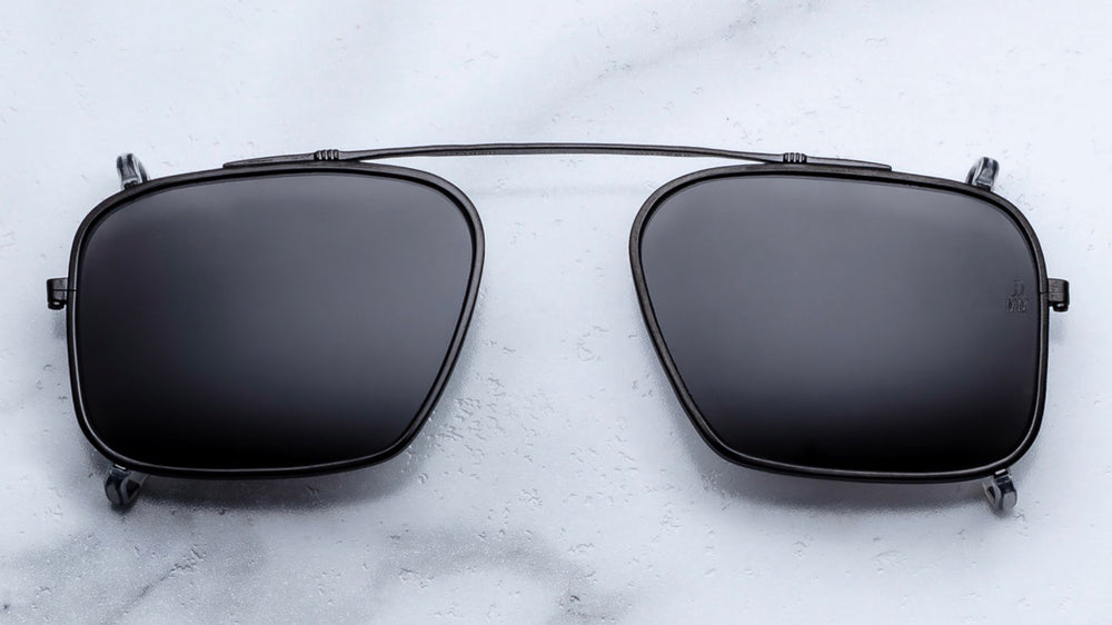 Jacques Marie Mage Moscova Clip On - Black | Eyeglasses | Black