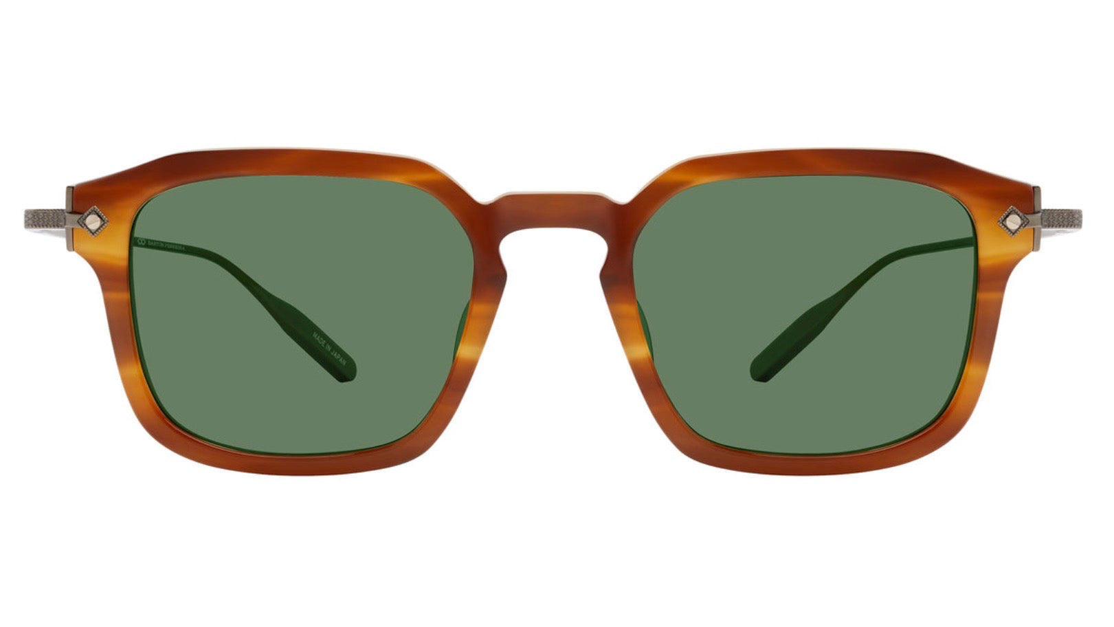 NOLAN-Umber Tortoise / Antique Gold / Bottle Green