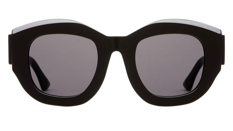 Kuboraum B2 - Black Shine | Sunglasses | Black Optical