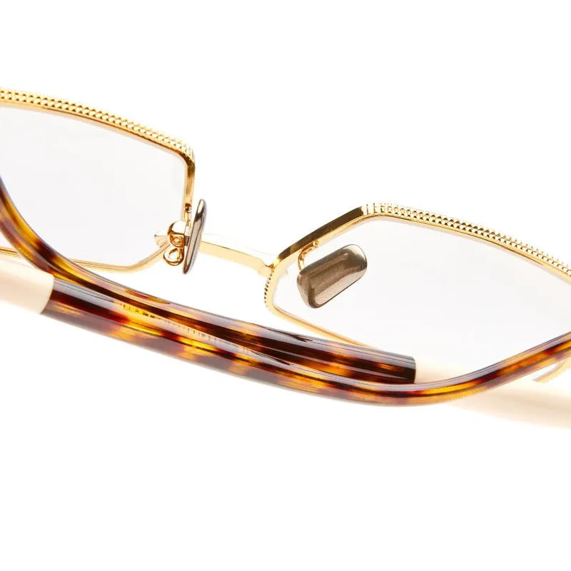 Kuboraum P73 - Gold | Eyeglasses | Black Optical