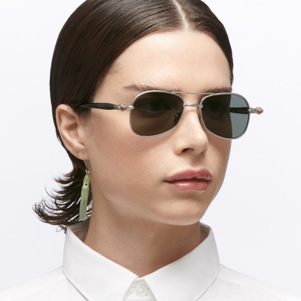Kuboraum P75 - Silver | Sunglasses | Black Optical Kuboraum P75 - Silver | Sunglasses | Black Optical