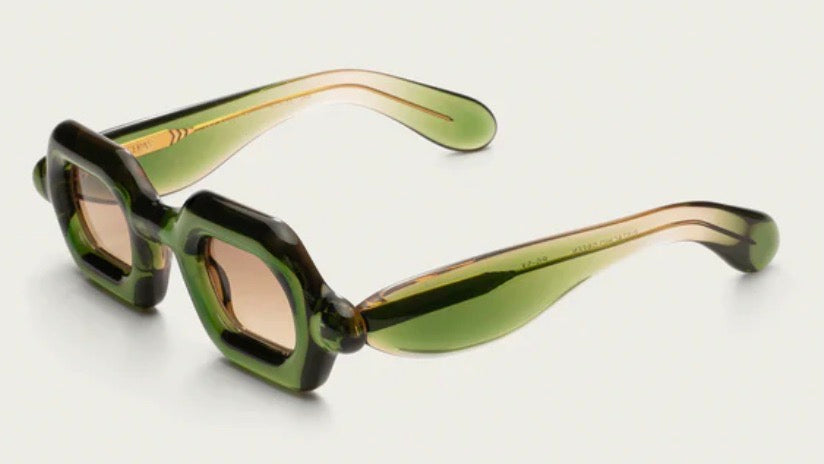 Paloceras Pebble Square - Pistachio Green | Sunglasses | Black Optical